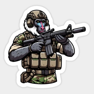 Tactical Monkey Sticker